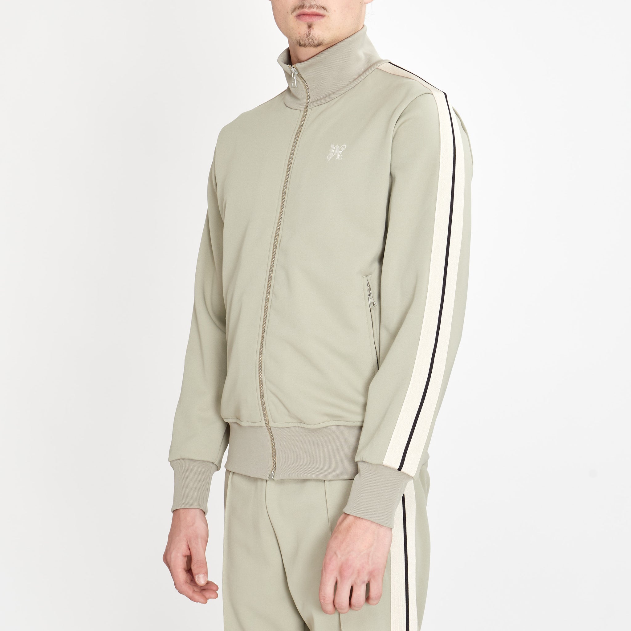 Veste Palm Angels Monogram Classic Track Beige