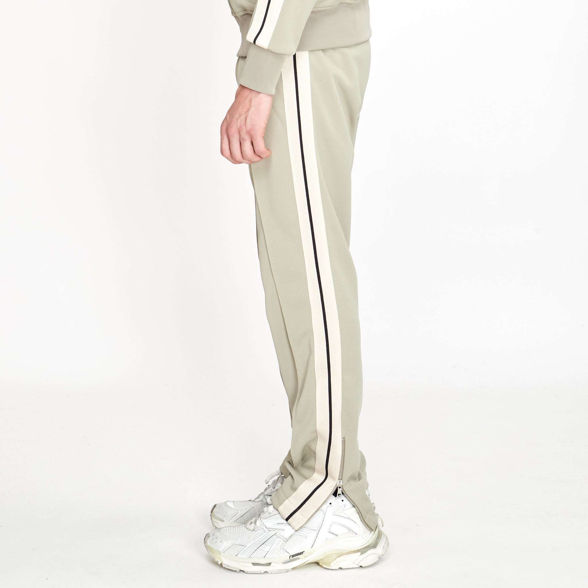 Jogging Palm Angels Broderie Mongram Beige
