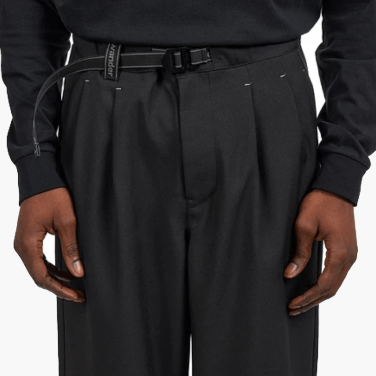 Pantalon And Wander Twill Noir