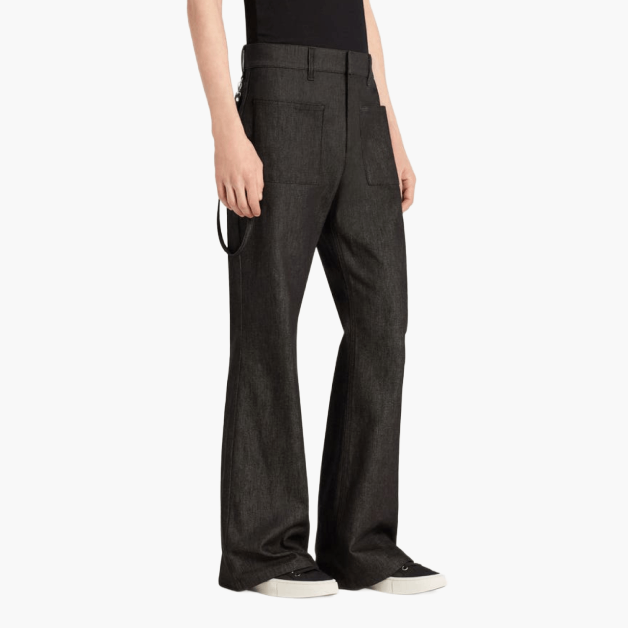 Pantalon Courrèges 2 Poches Denim noir