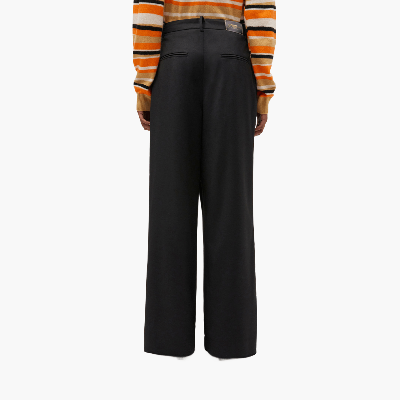 Pantalon Ganni Croisé Noir