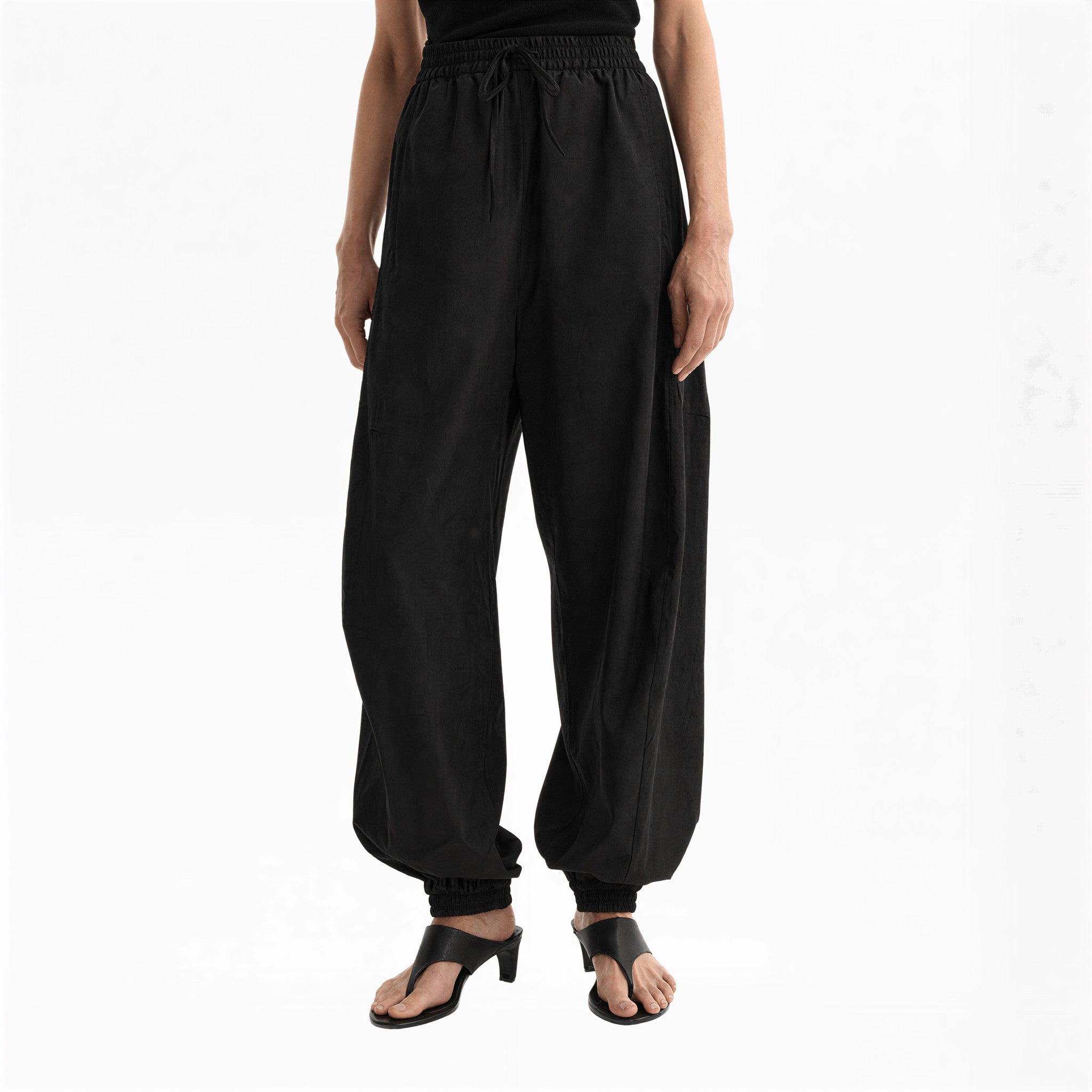 Pantalon Loose Fit Track Black