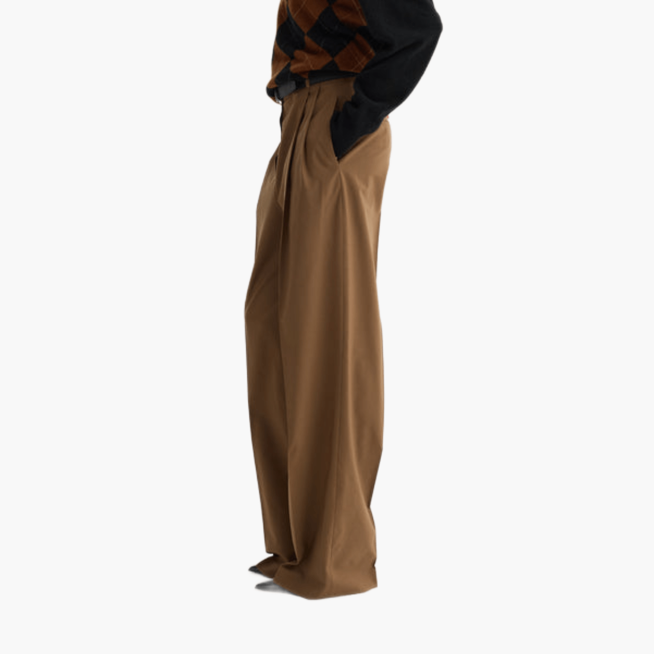 Tailored Mocha Trousers