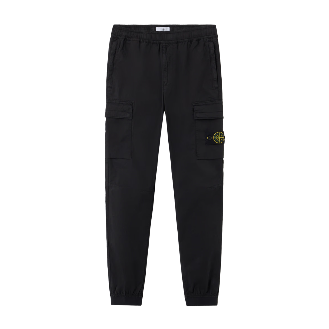 Pantalon cargo Stone Island Supima noir