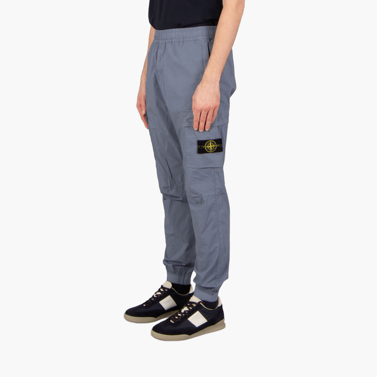 Pantalon cargo Tela Paracadute Bleu Avio
