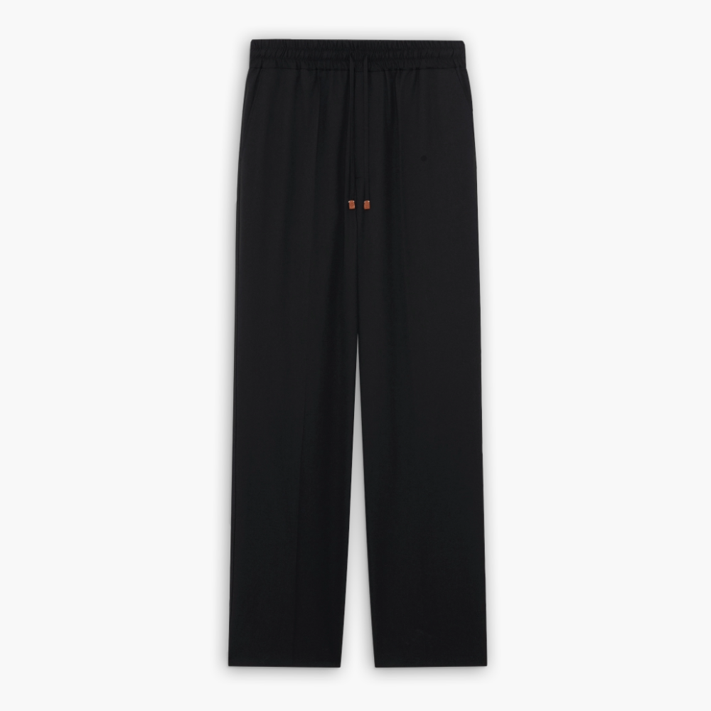 Pantalon droit en laine