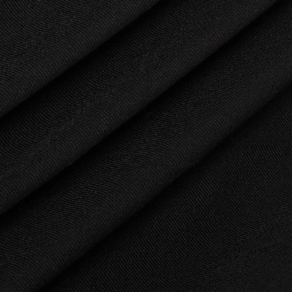 Straight wool trousers