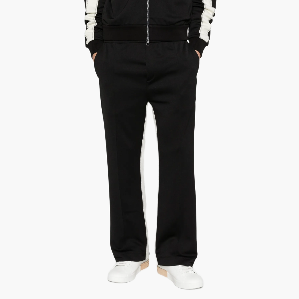 Pantalon track à empiècements contrastés