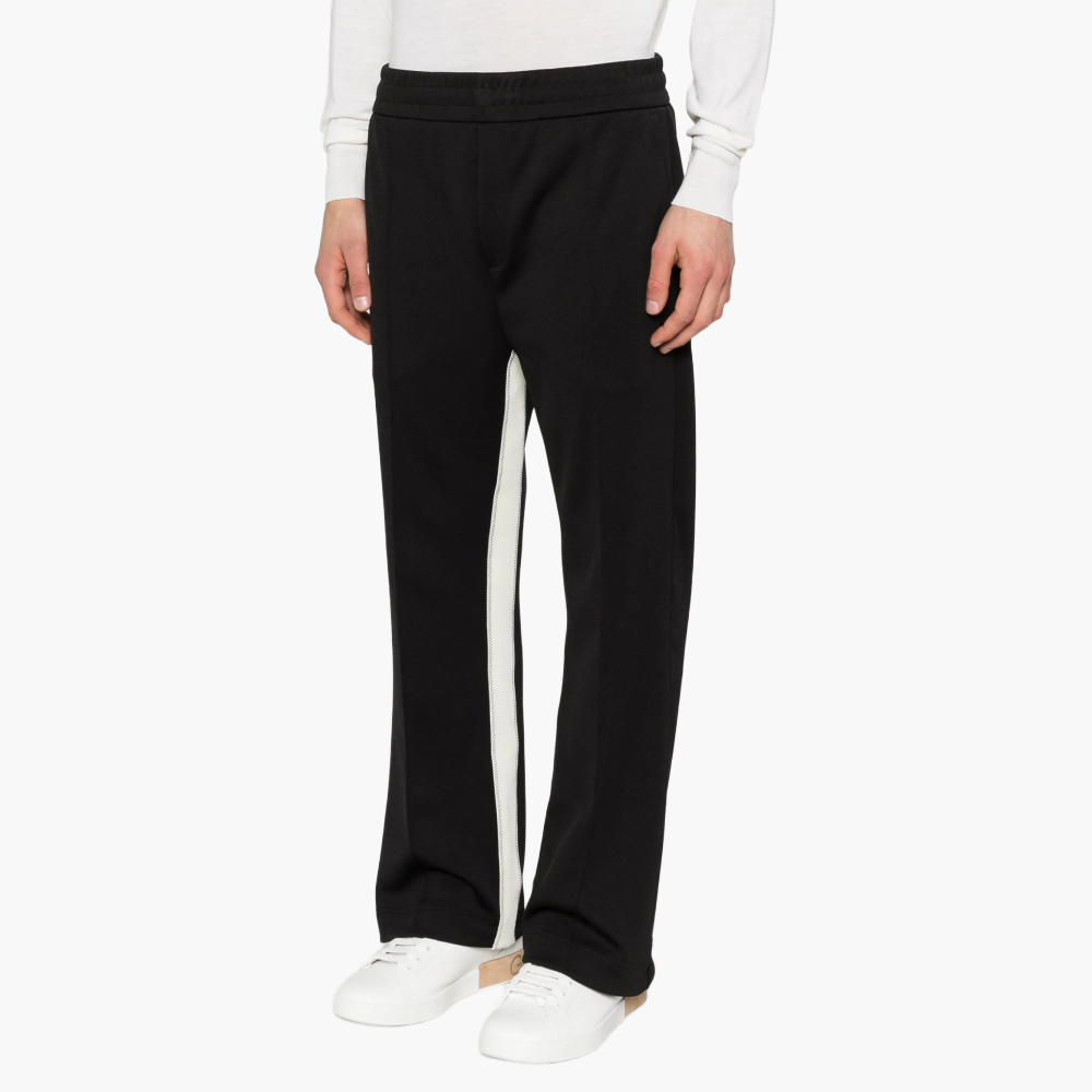 Pantalon track à empiècements contrastés
