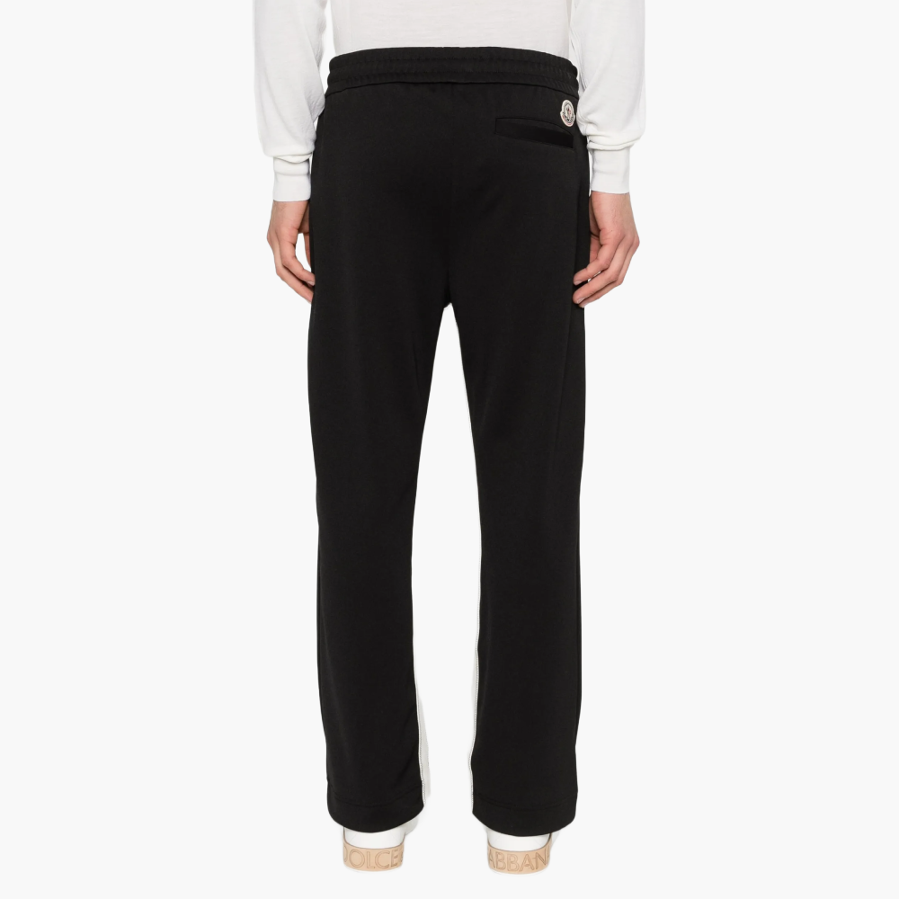 Track pants with contrasting panels