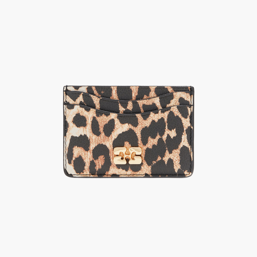 Porte-cartes Bou imprimé léopard