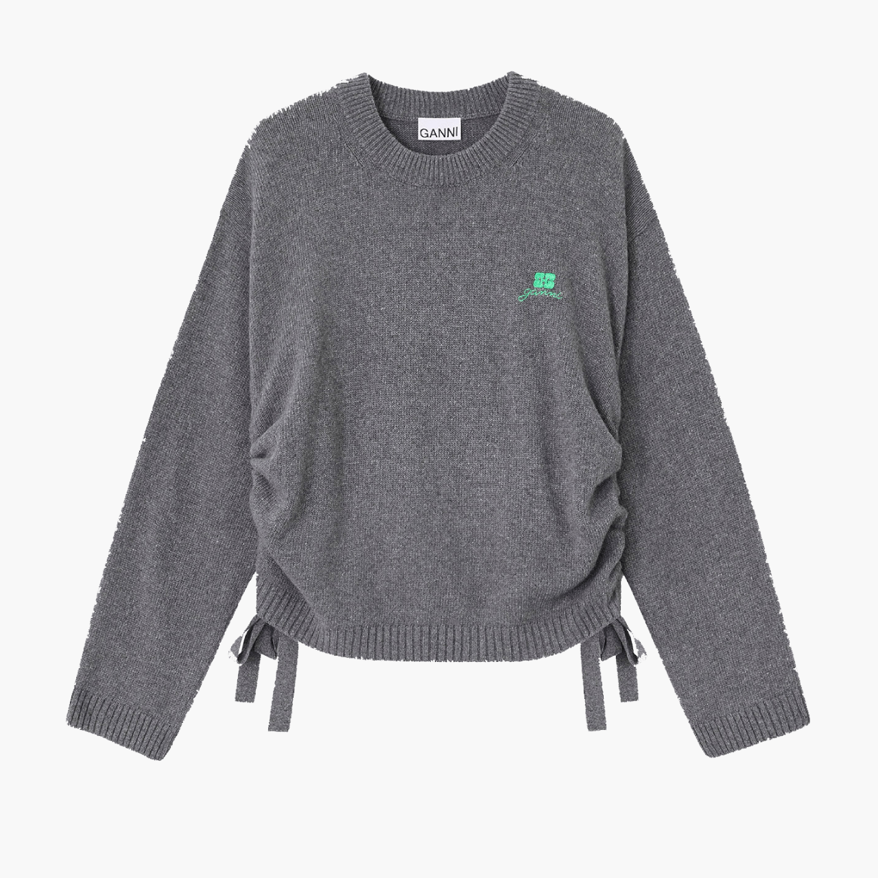 Pull Ganni Laine Gris Charcoal