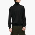 Pull Jil Sander col roulé noir