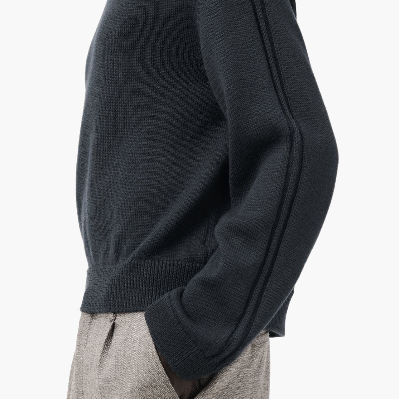 Pull Our Legacy True Roundneck Mérinos Noir