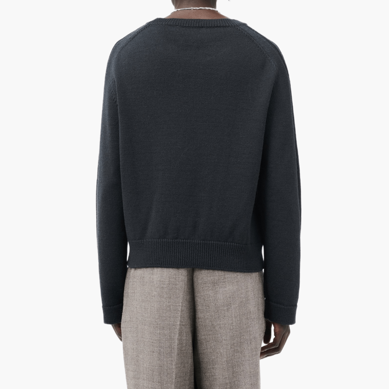 Pull Our Legacy True Roundneck Mérinos Noir