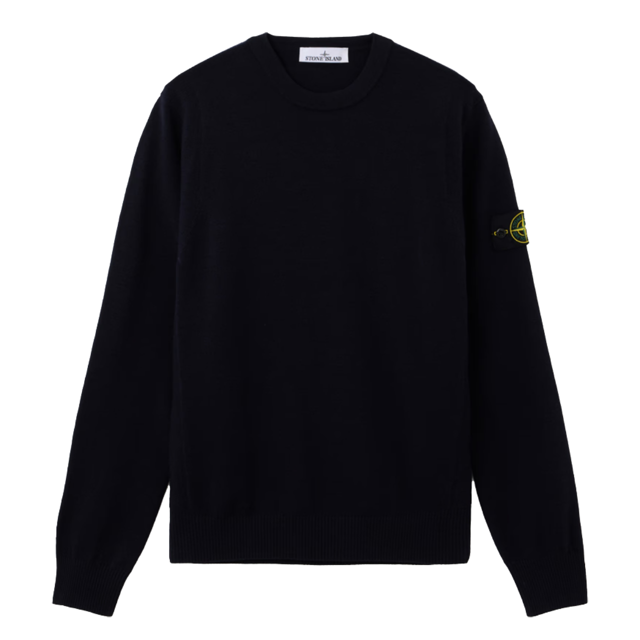 Pull Stone Island laine RWS bleu marine