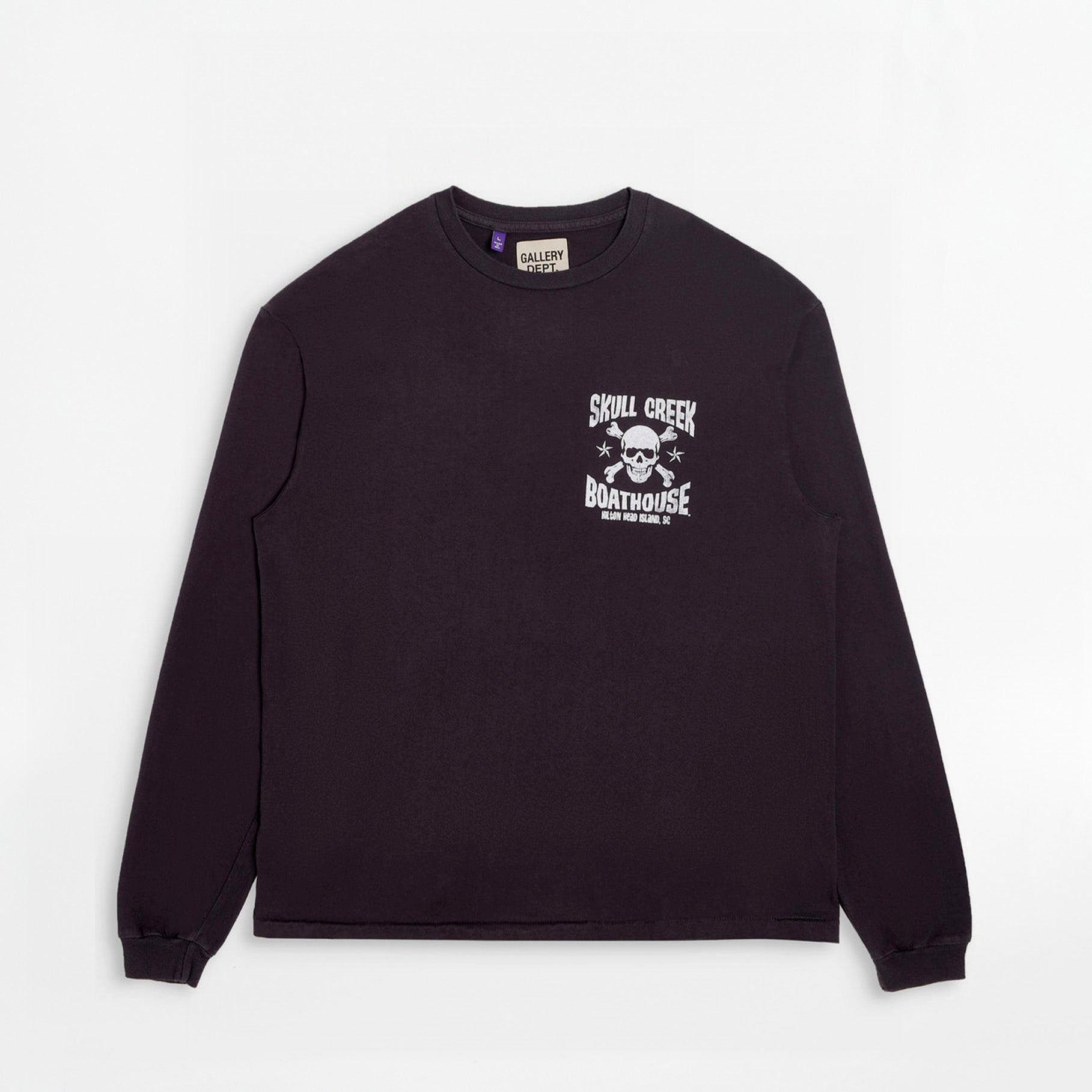 T-shirt Gallery Dept Skull Creek L/S Noir