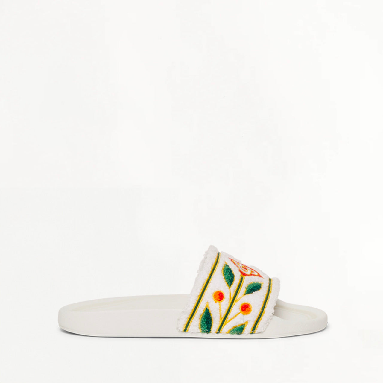 Claquettes Casablanca Laurel Terry Slider Blanches