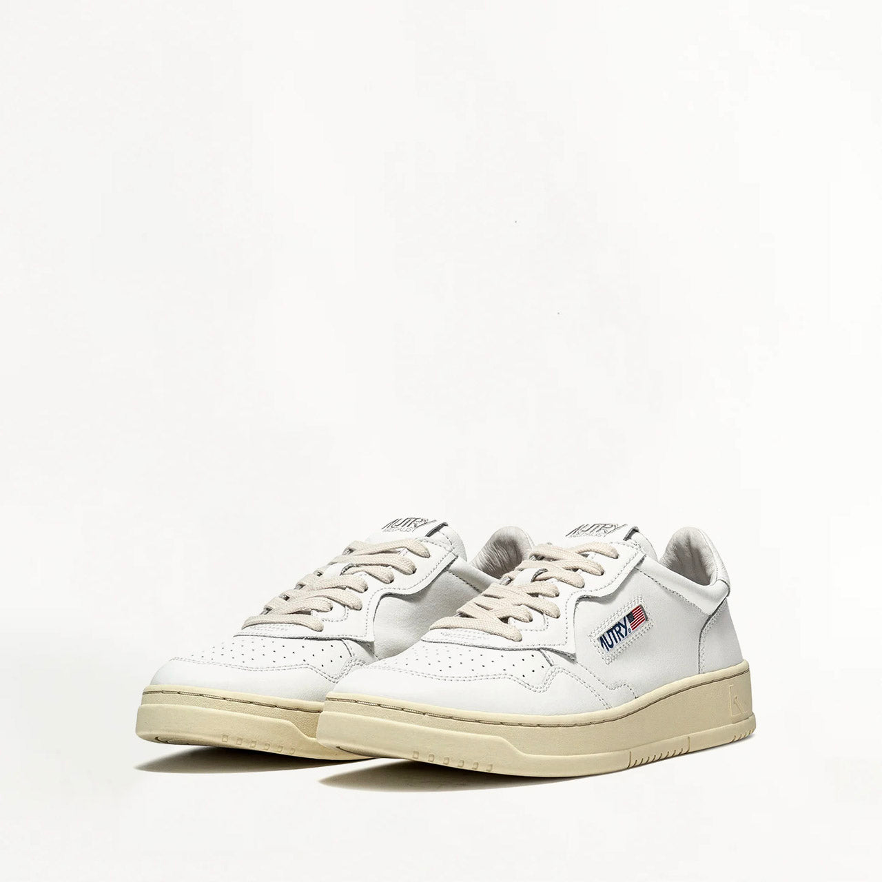 Sneakers Autry Medalist Cuir Blanc LL15
