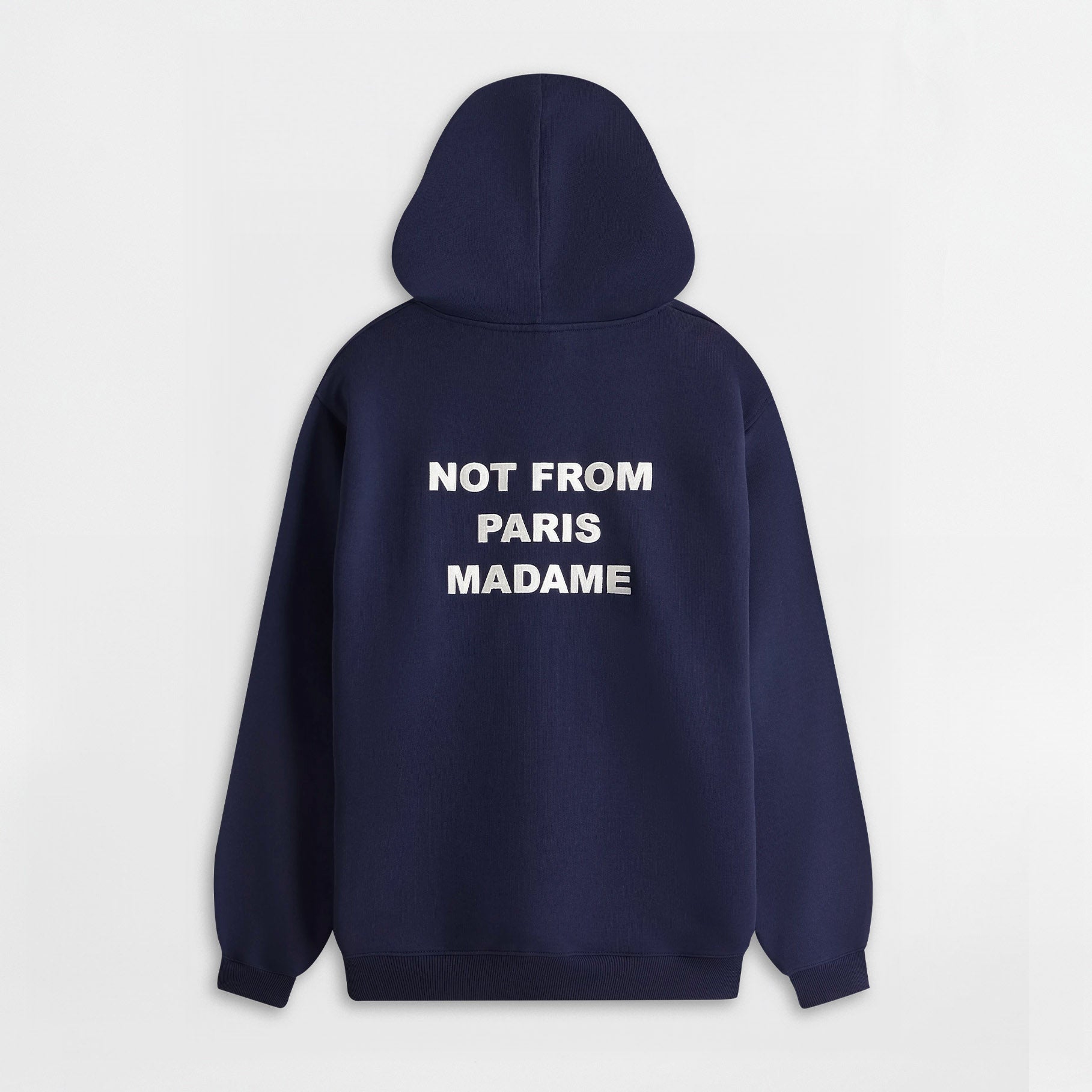 Le Hoodie Slogan Drôle De Monsieur Bleu Marine
