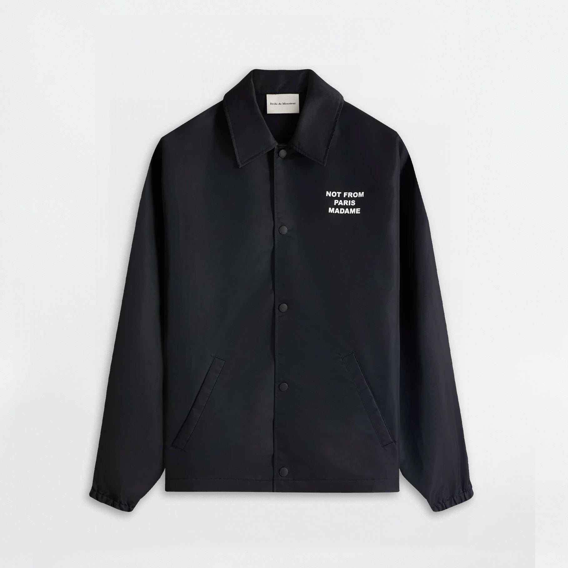Veste Slogan Drôle De Monsieur "Not From Paris" Noir