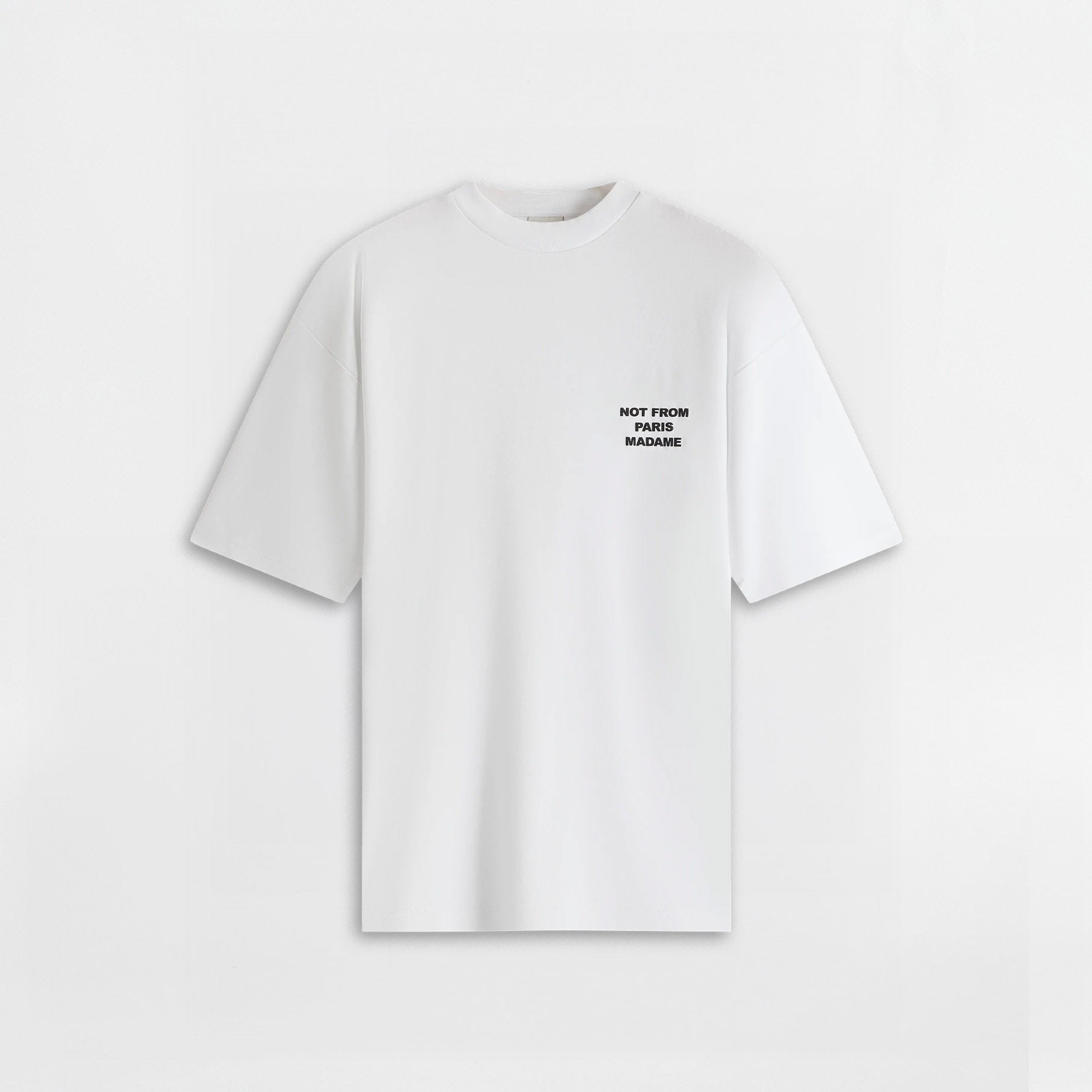 Le T-shirt Slogan Drôle De Monsieur Blanc