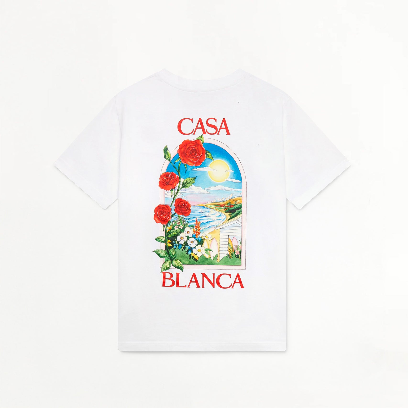 T-shirt Casablanca Paris - Homme - Taille M - Coton Blanc - Neuf Avec étiquettes