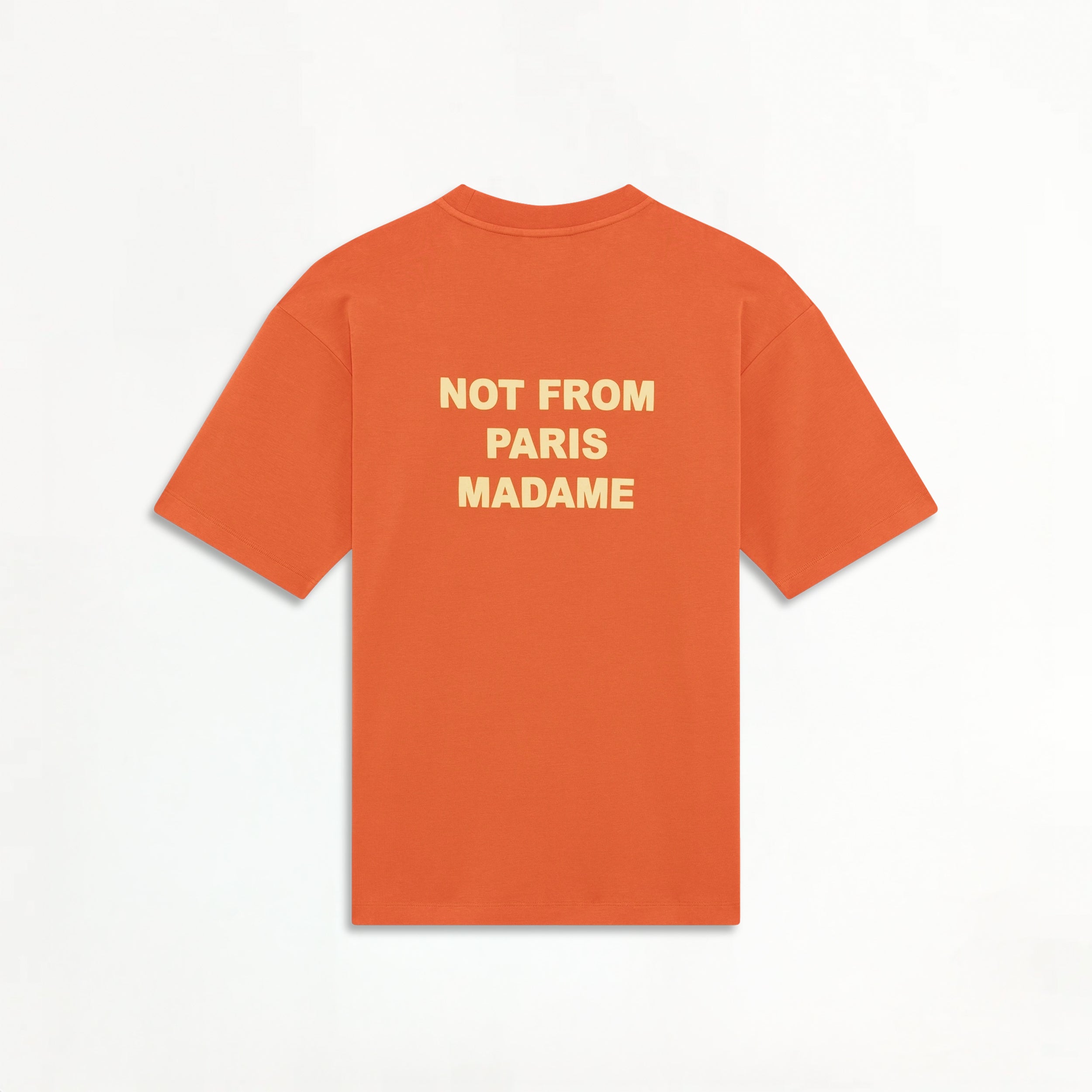 T-shirt Drôle de Monsieur Not From Paris Madame Rouille