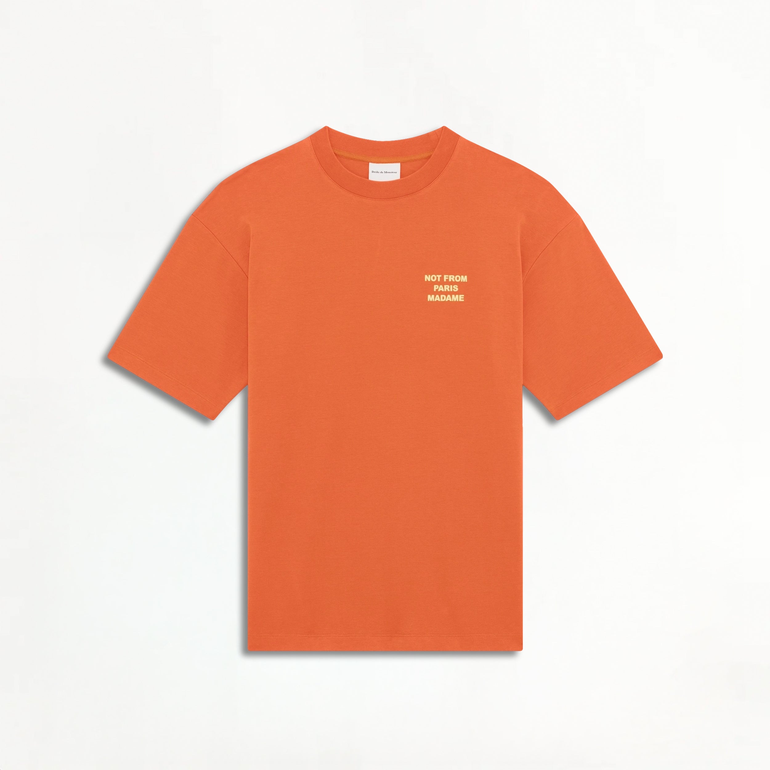 T-shirt Drôle de Monsieur Not From Paris Madame Rouille