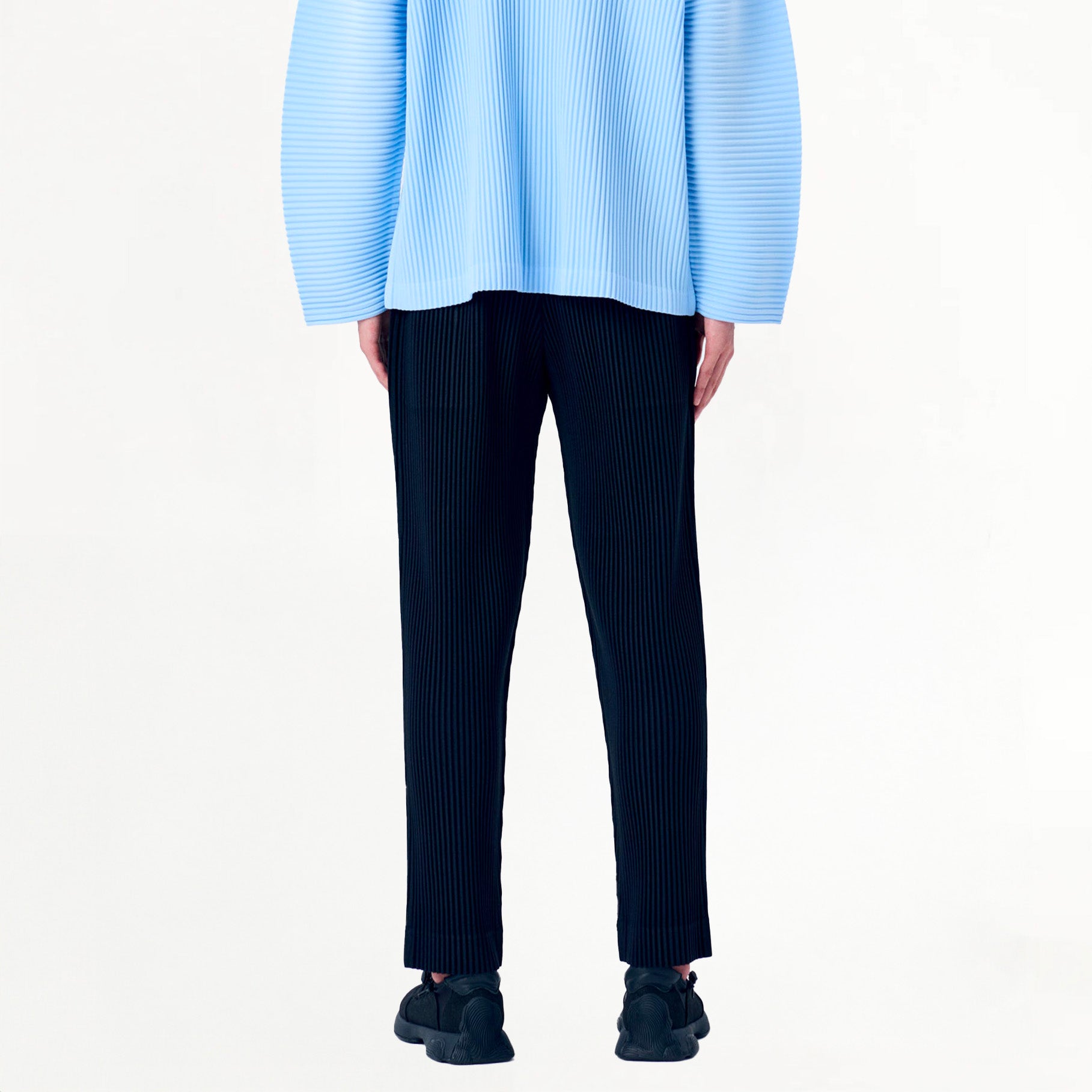 Pantalon Homme Plissé Issey Miyake Wool Like Light Noir