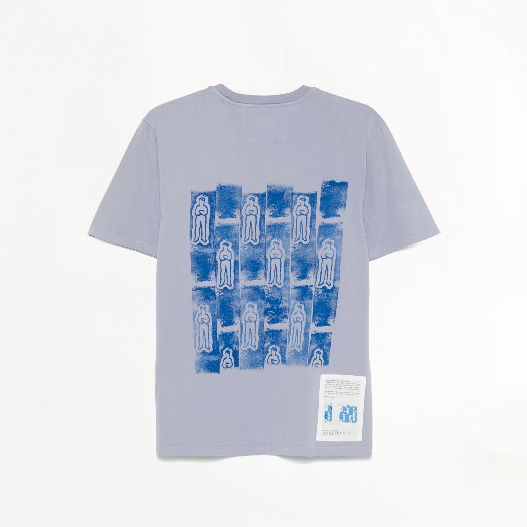 T-shirt C.P Company 24/1 Jersey Front and Back Logo Lavender