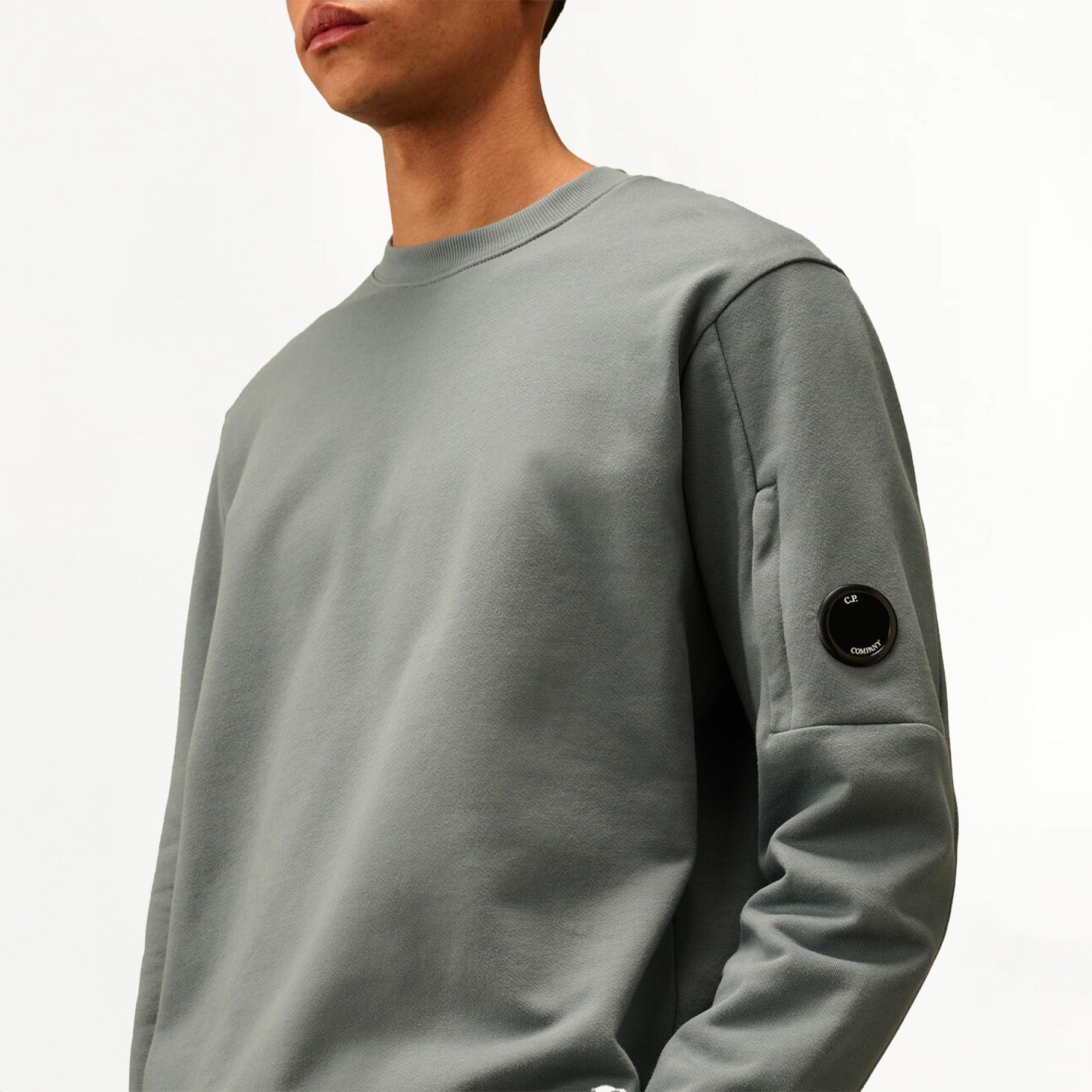 Sweatshirt C.P Company Diagonal Raised Fleece Lens Stormy Weather
