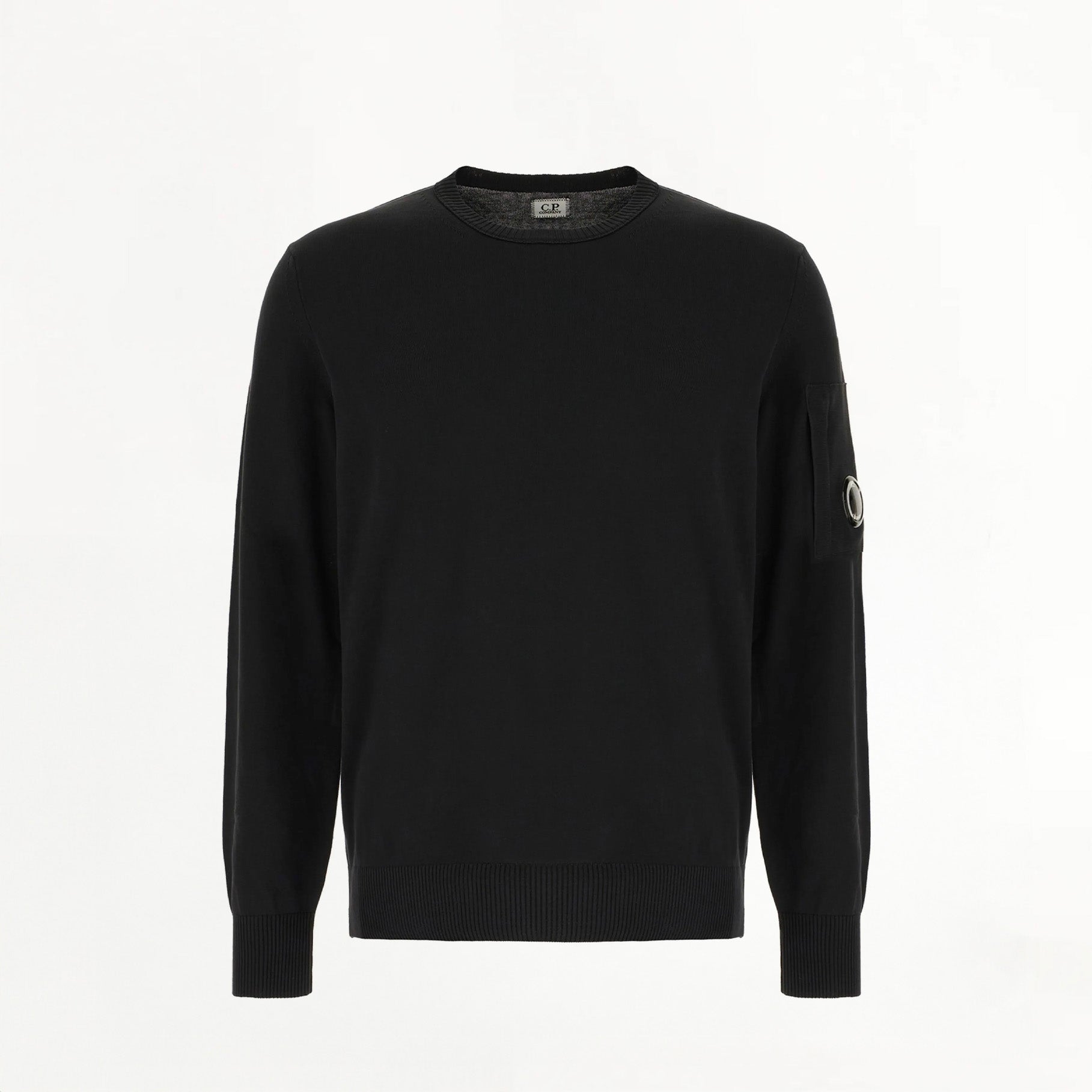 Pull C.P Company Cotton Crepe Lens Knit Noir