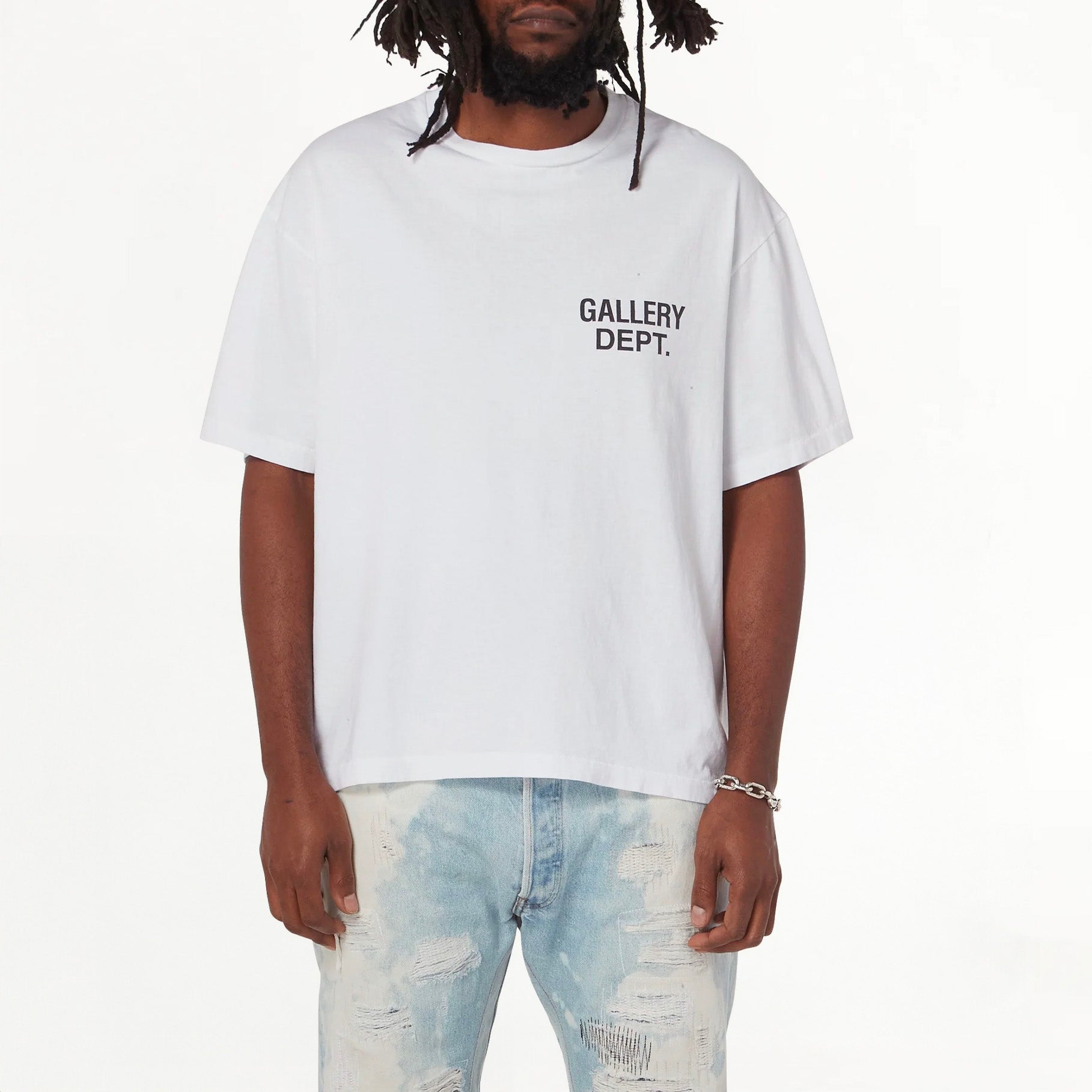 T-shirt Gallery Dept Souvenir Tee Blanc