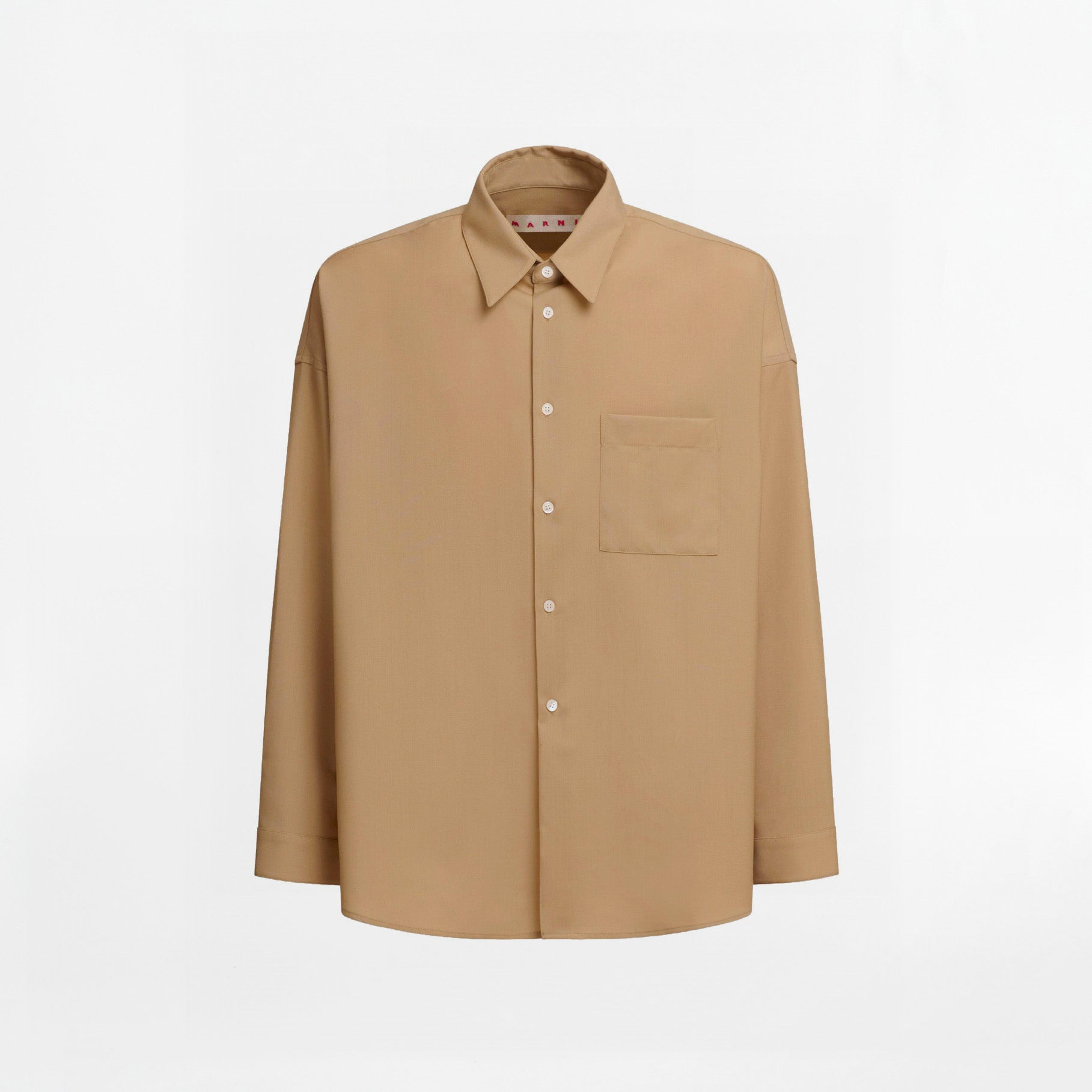 Chemise Marni Wool Tropical Beige