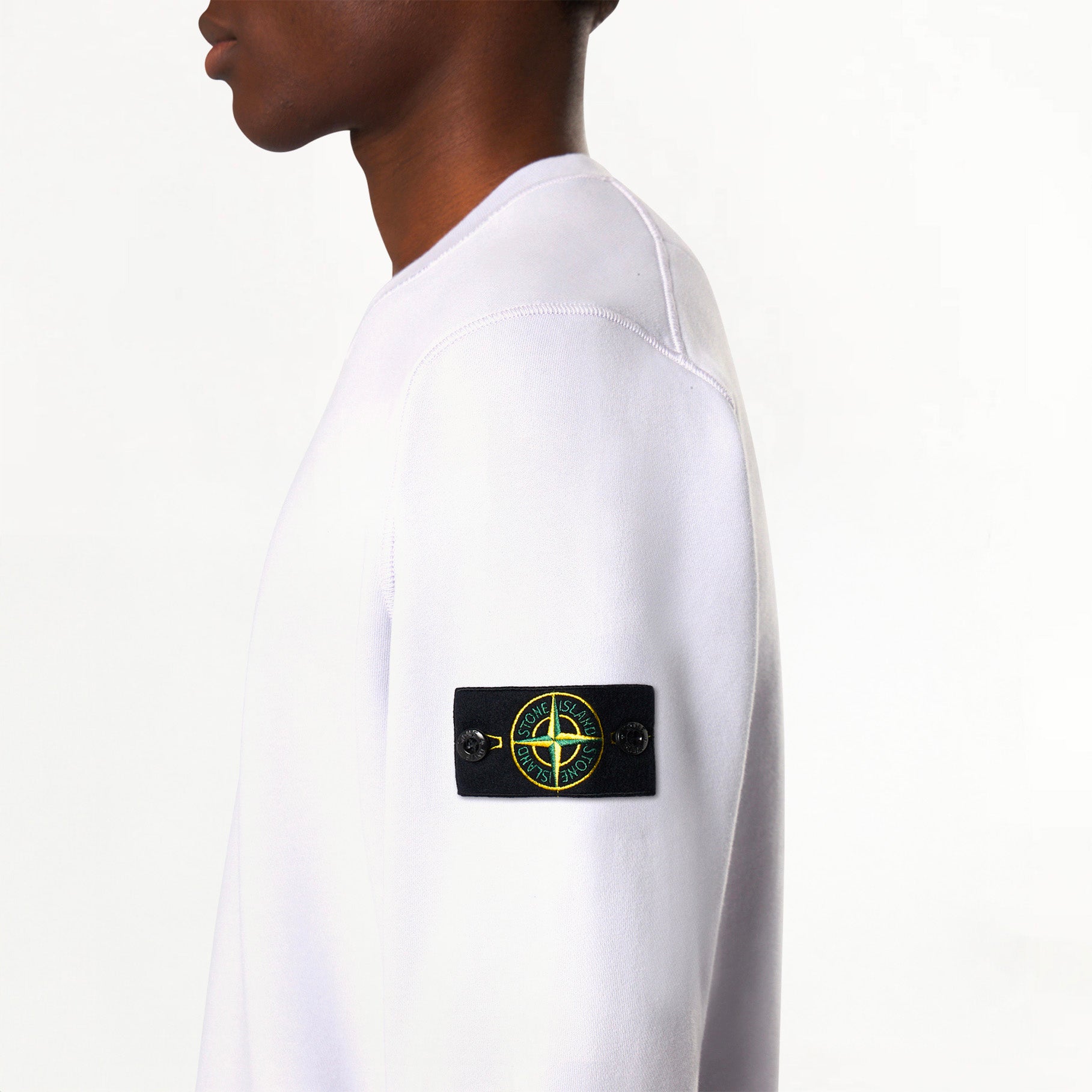 Sweat-shirt Stone Island Organic Cotton Fleece 6100044 Lila