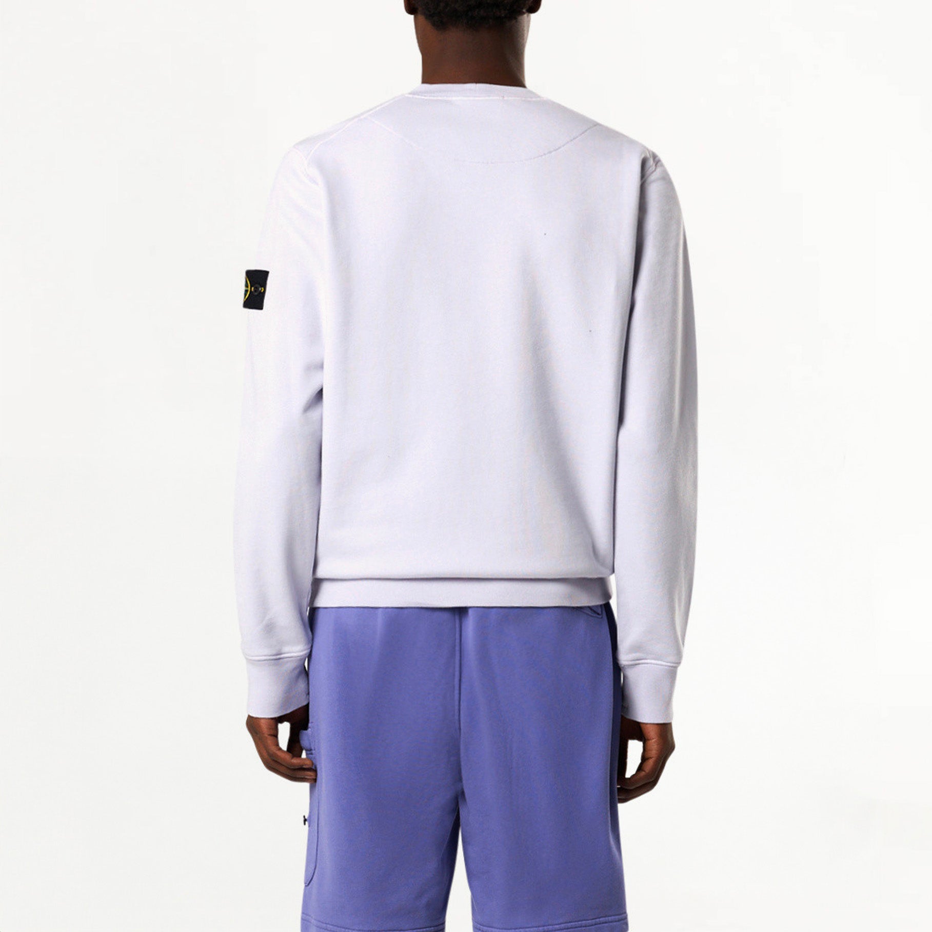 Sweat-shirt Stone Island Organic Cotton Fleece 6100044 Lila