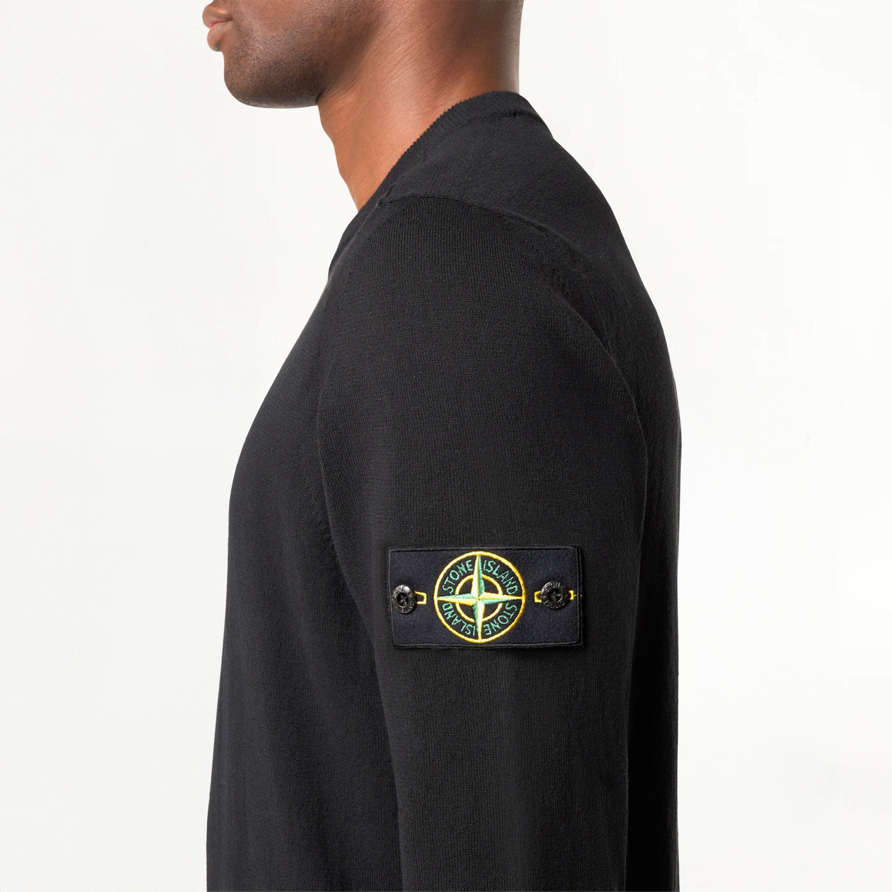 Pull Stone Island Light Raw Organic Cotton 5100062 Noir