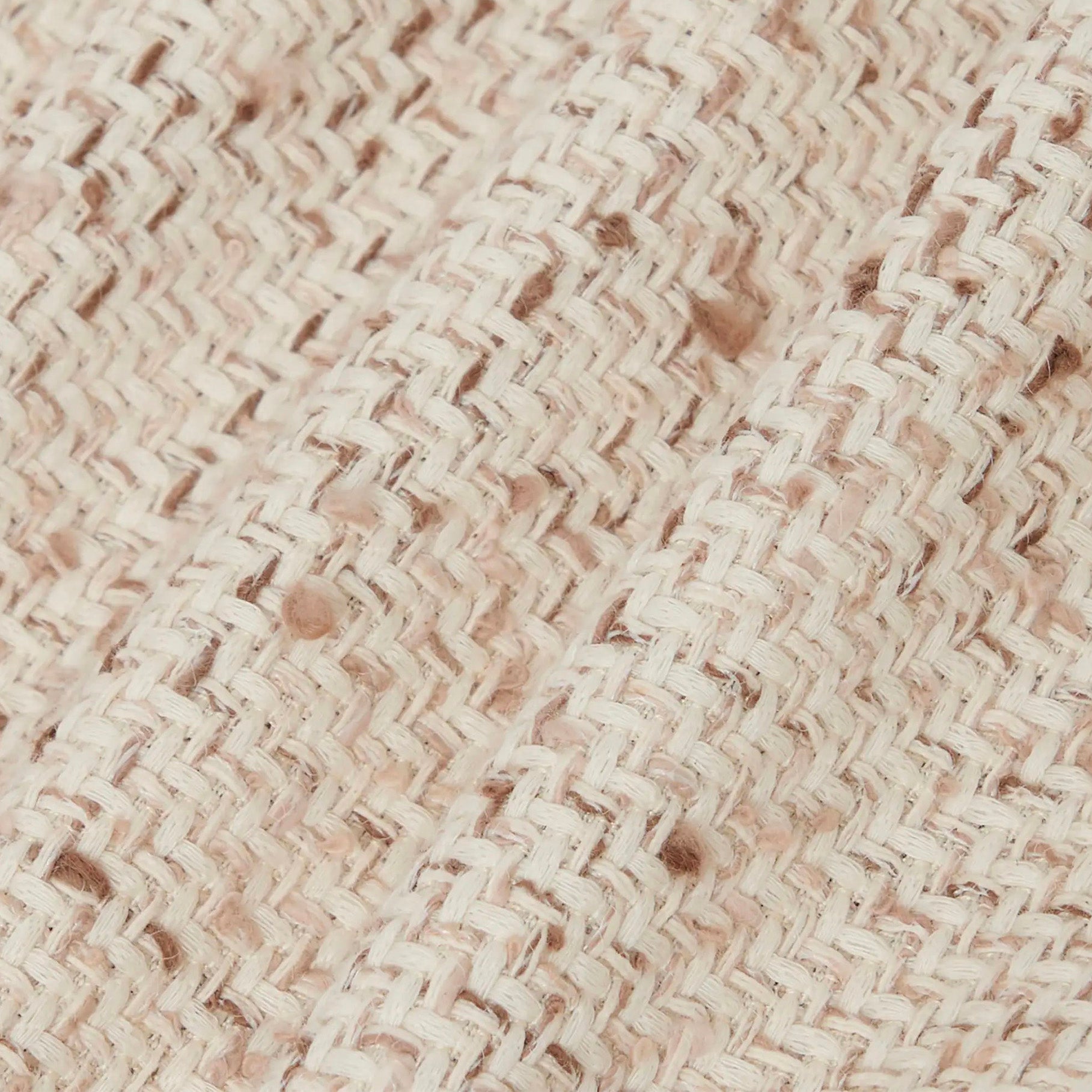 Veste Homme Drôle de Monsieur Blouson Droit Tweed Écru