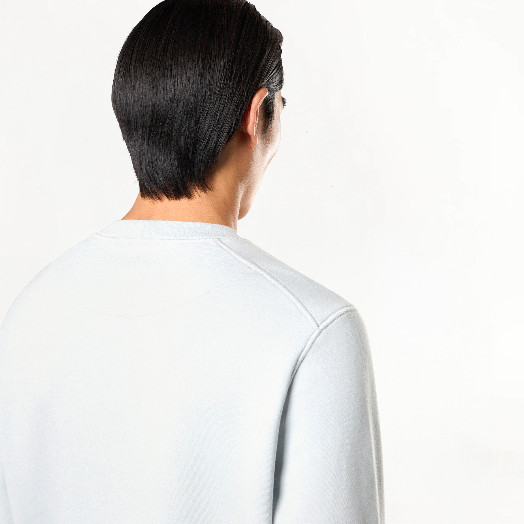 Sweat-shirt Stone Island Organic Cotton Fleece 6100044 Sky Blue