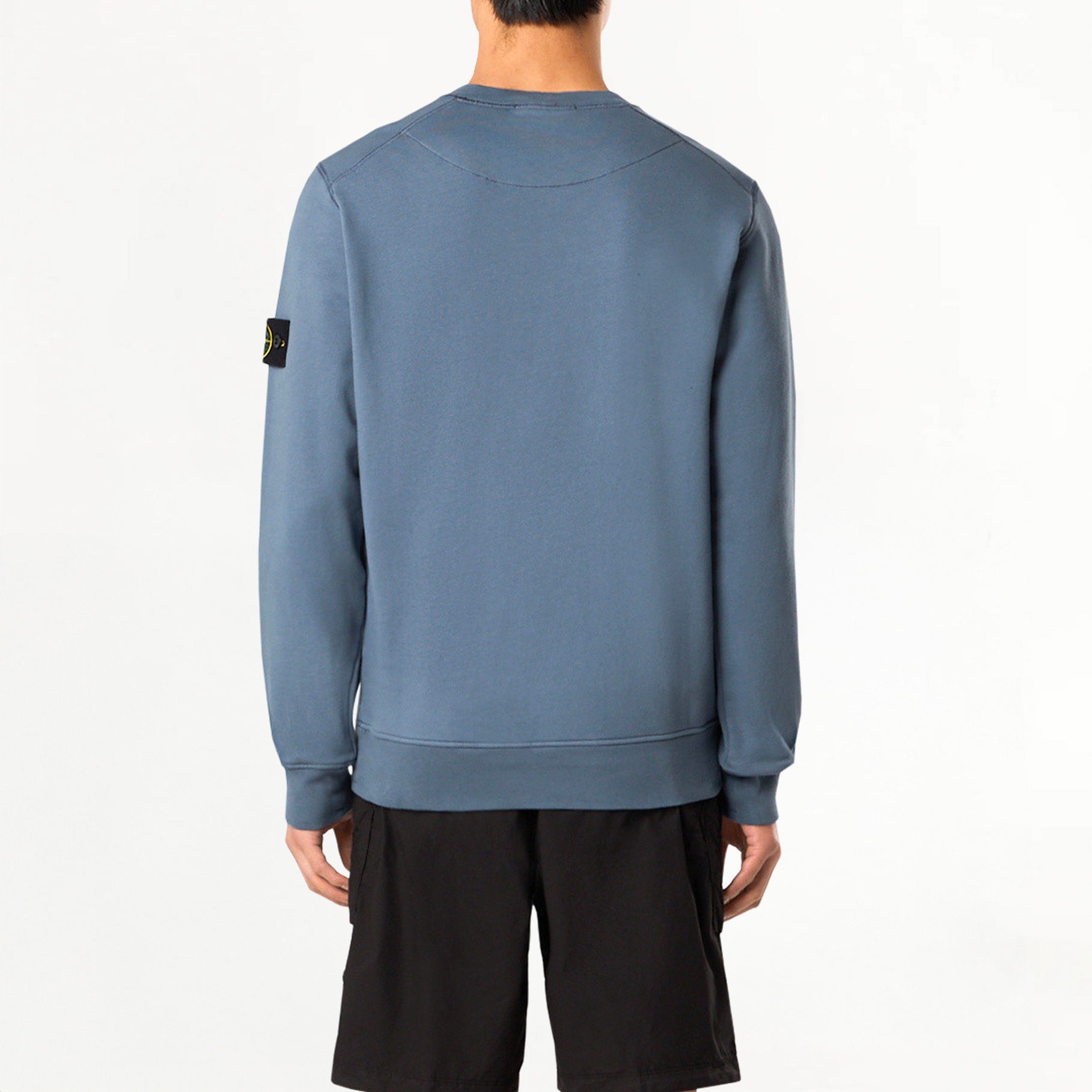 Sweat-shirt Stone Island Organic Cotton Fleece 6100044 Dark Blue