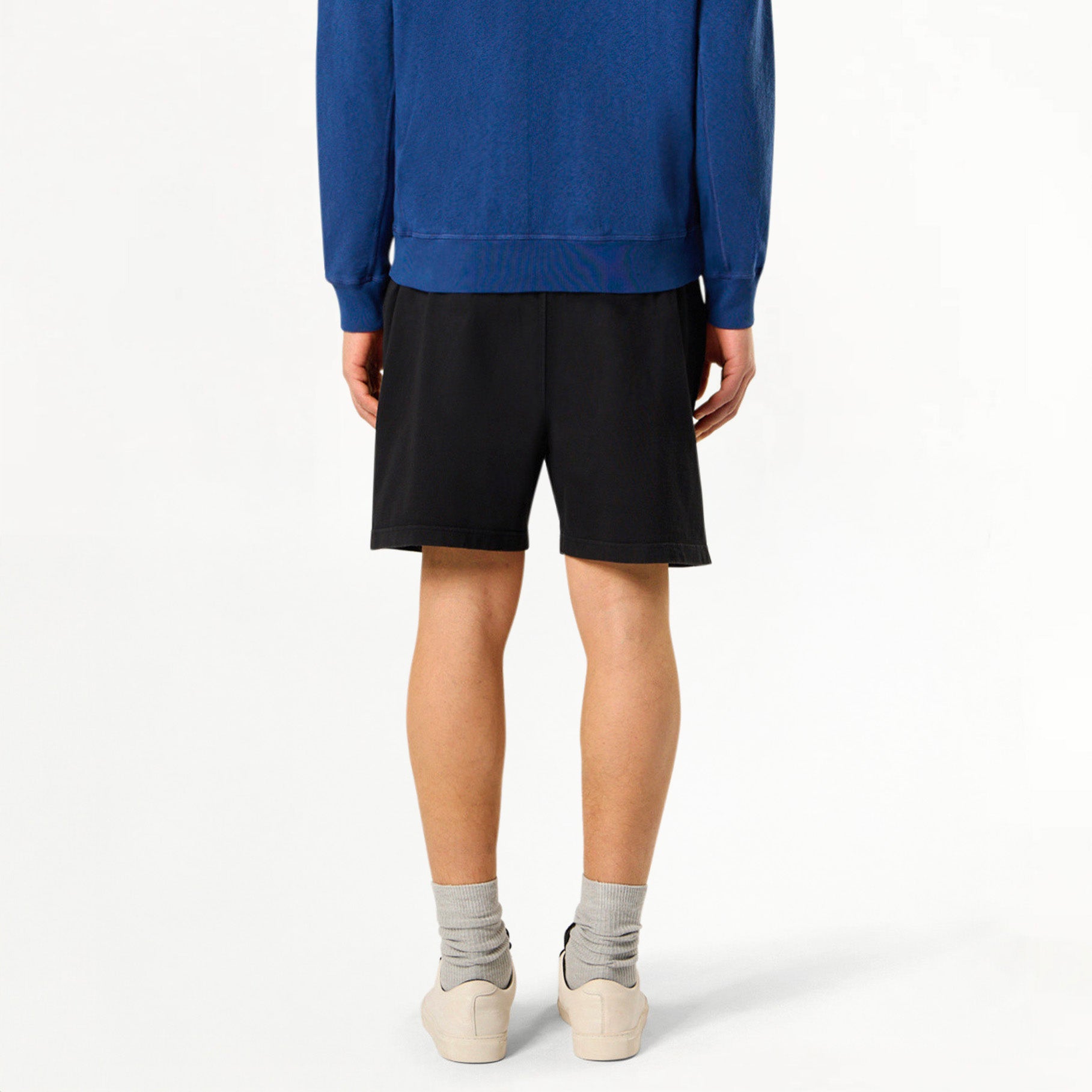 Short Stone Island en Jersey de Coton 6200004 Noir