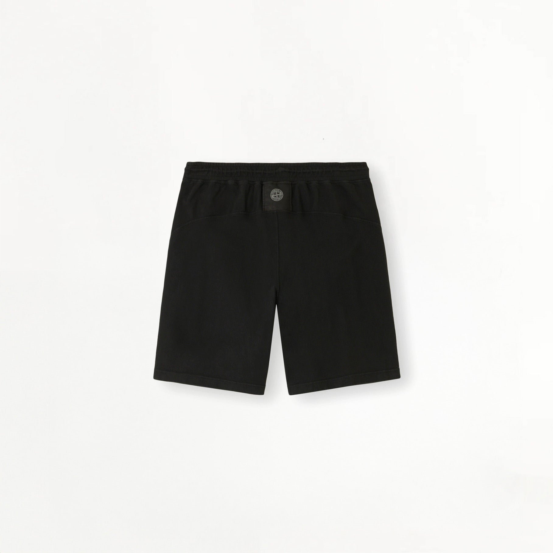 Short Stone Island en Jersey de Coton 6200004 Noir
