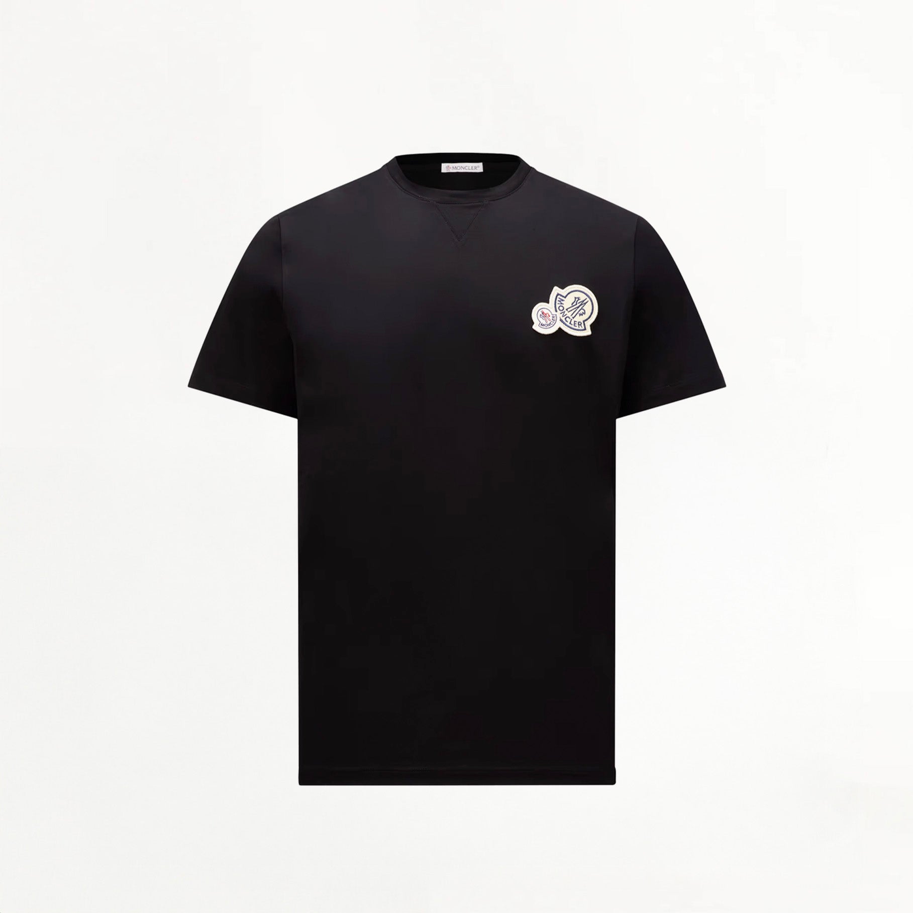 T-shirt Moncler Double Logo Noir