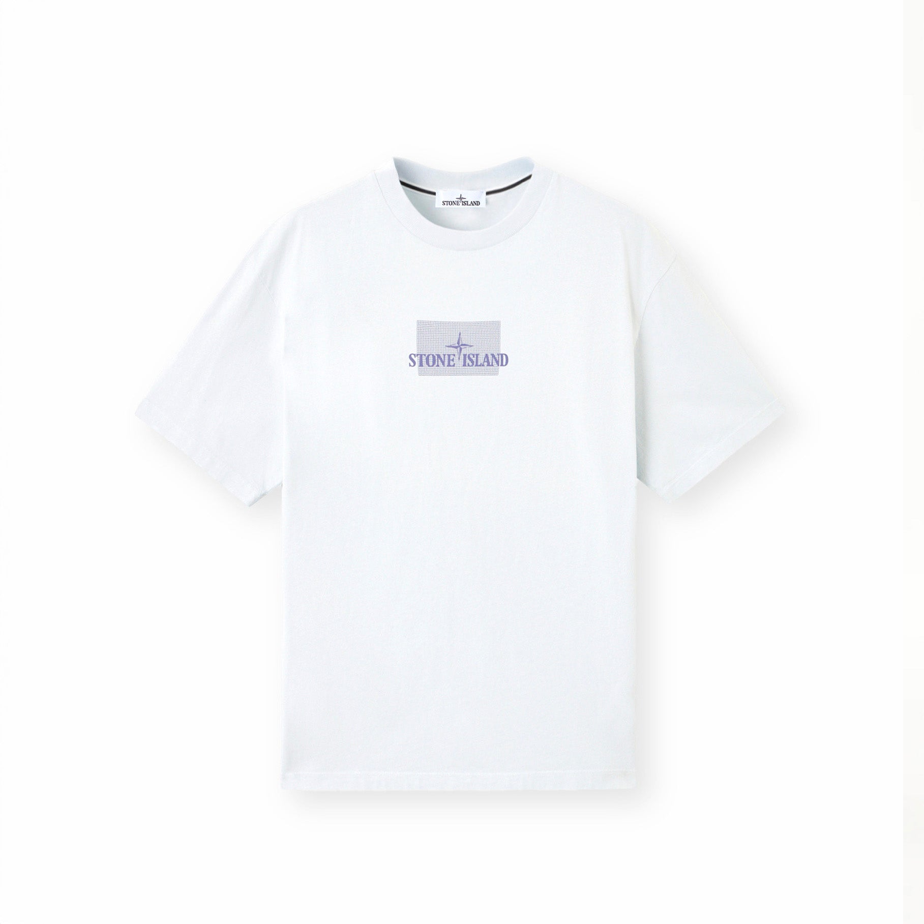 T-shirt Stone Island Grid 2100016 Bleu Ciel