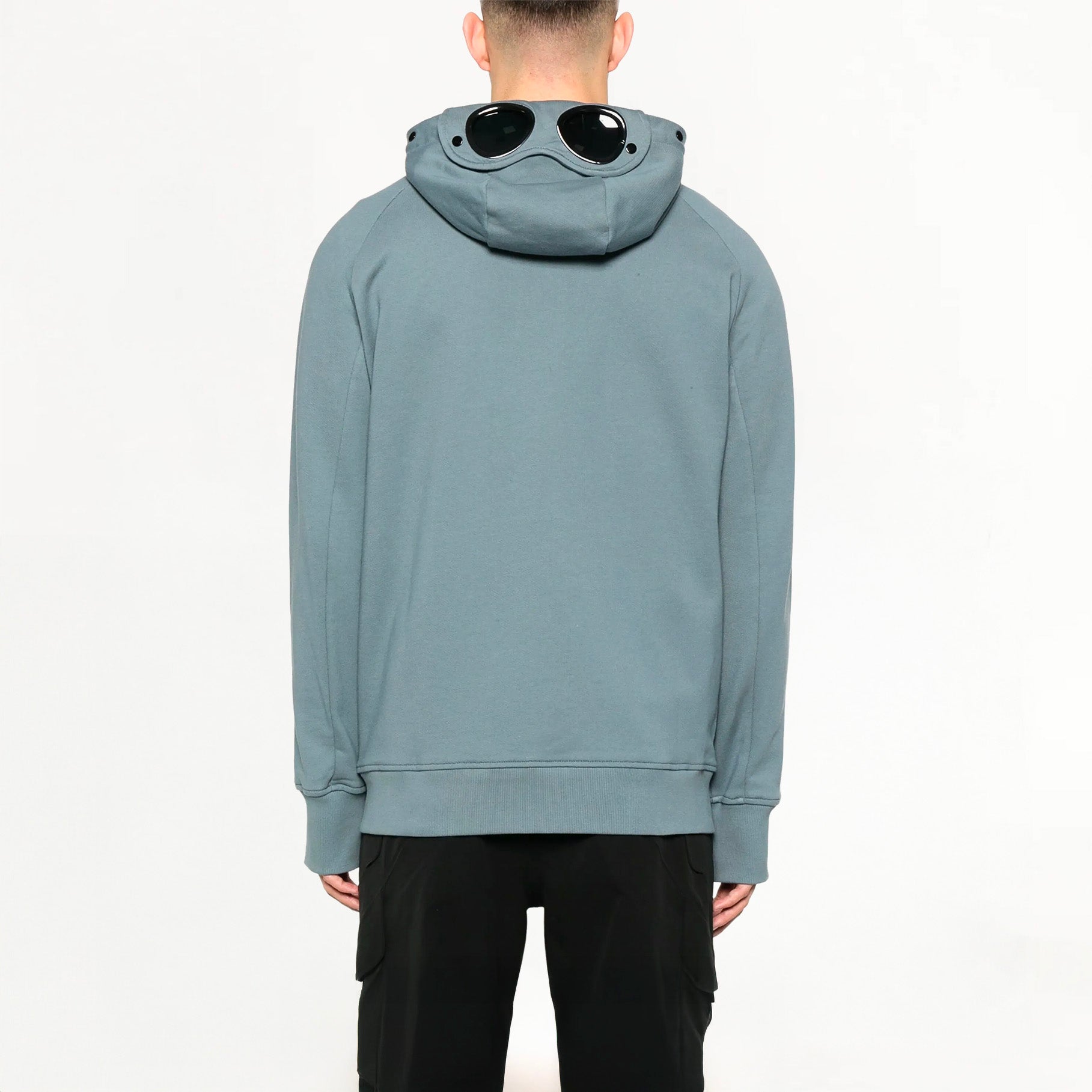 Sweatshirt à Capuche C.P Company Diagonal Raised Fleece Goggle Stormy Weather