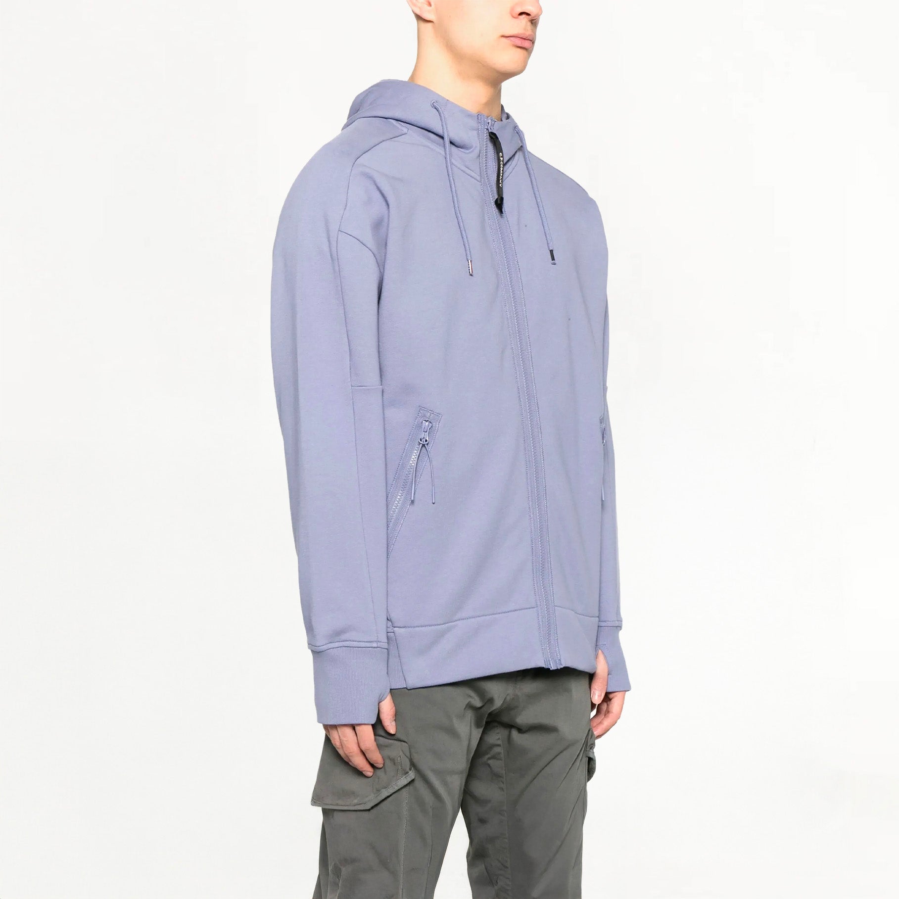 Sweat à Capuche C.P Company Diagonal Raised Fleece Goggle Lavender