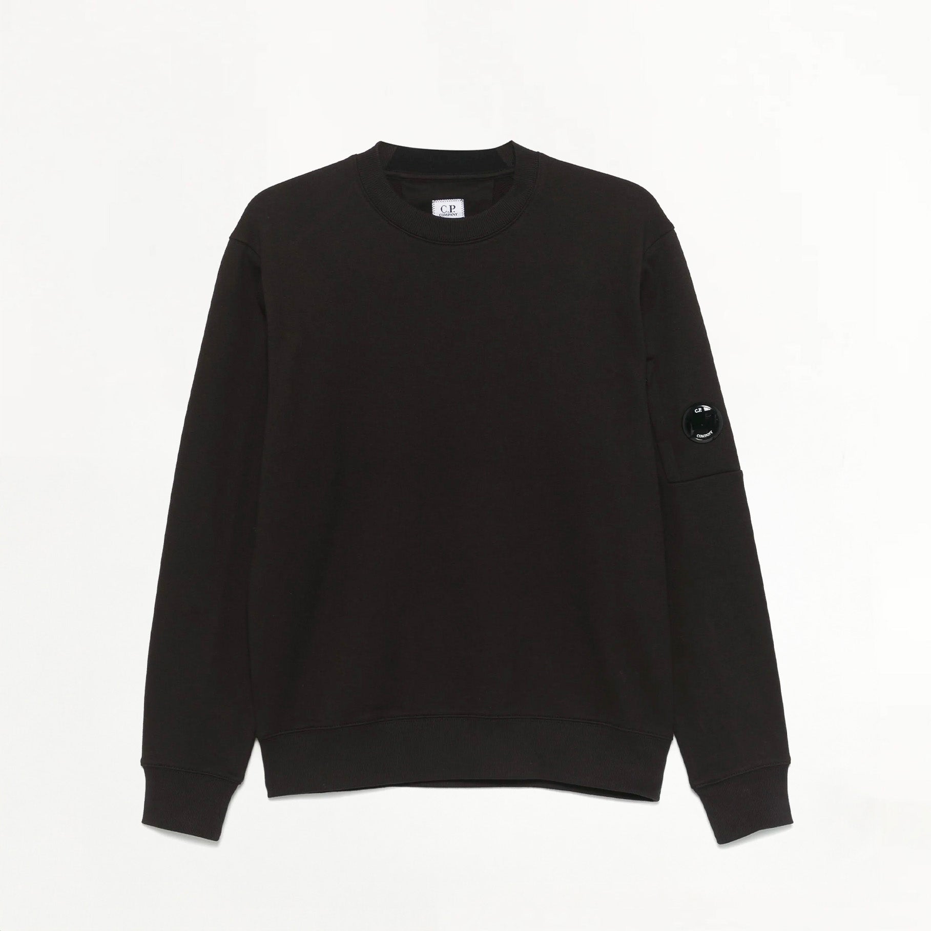 Sweatshirt C.P Company Diagonal Raised Fleece Lens Noir