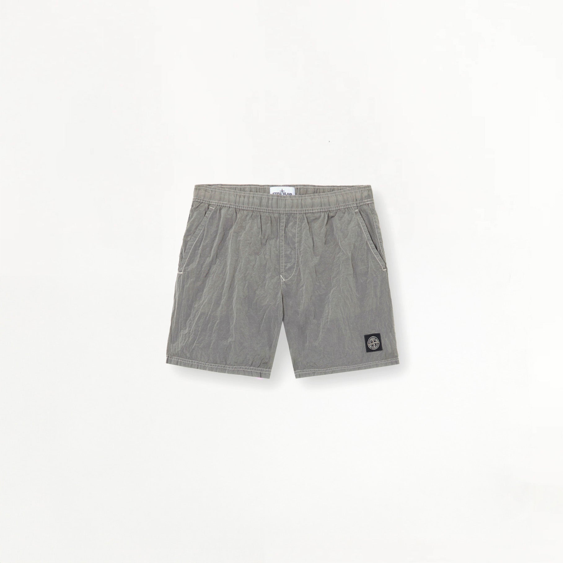Short de Bain Stone Island Nylon Metal ECONYL® B100009 Gris Perle