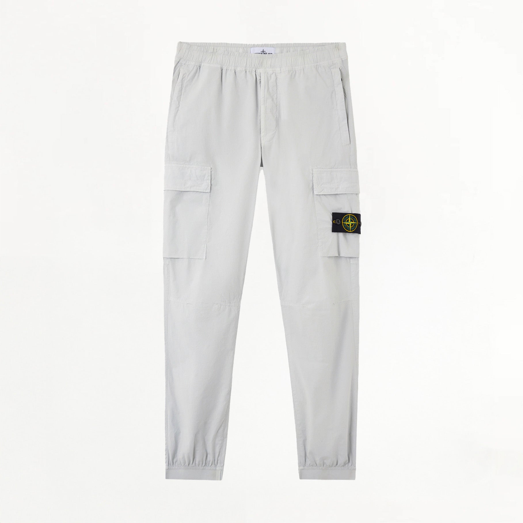 Pantalon Stone Island Stretch Cotton Tela Paracadute 3100031 Perle